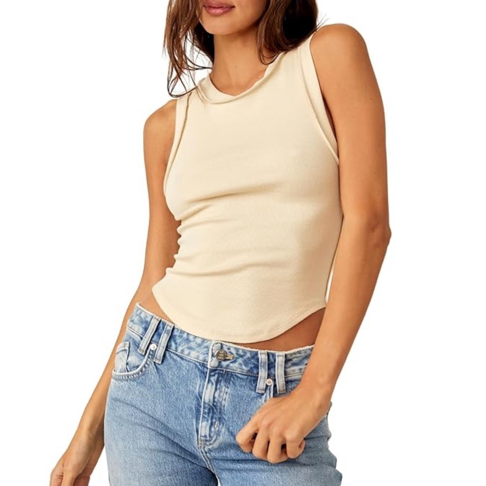 We The Free - Cream Kate Tank - Size L